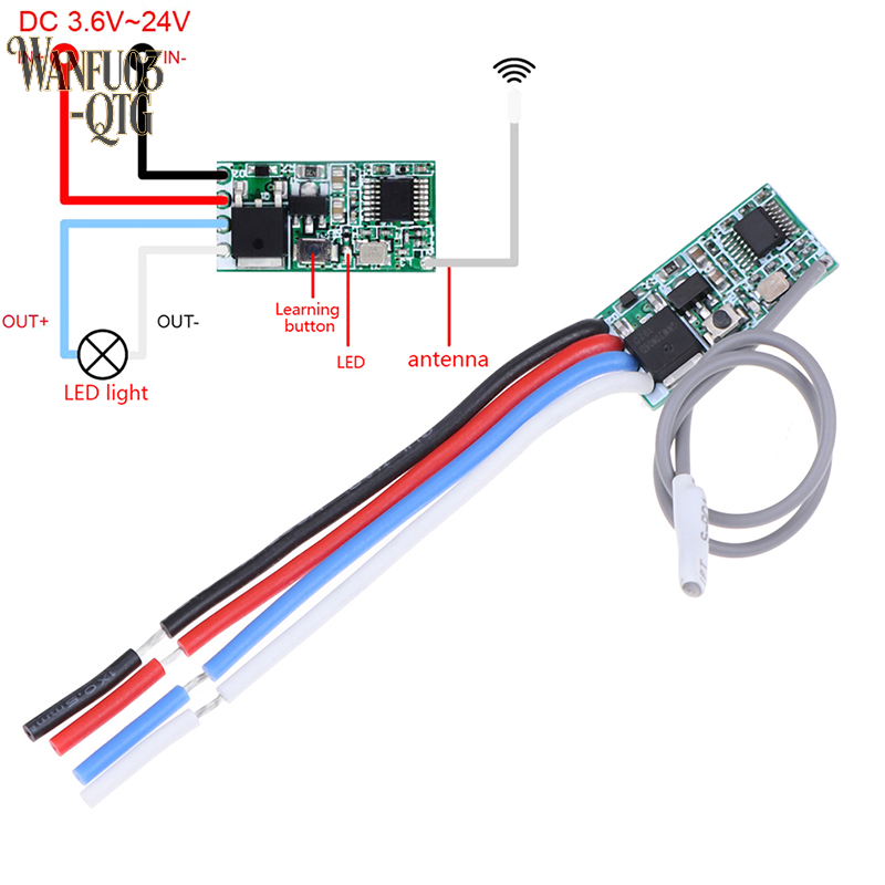 Hot Sale 433Mhz 1CH RF Relay R - 433Mhz Receiver Module review and price