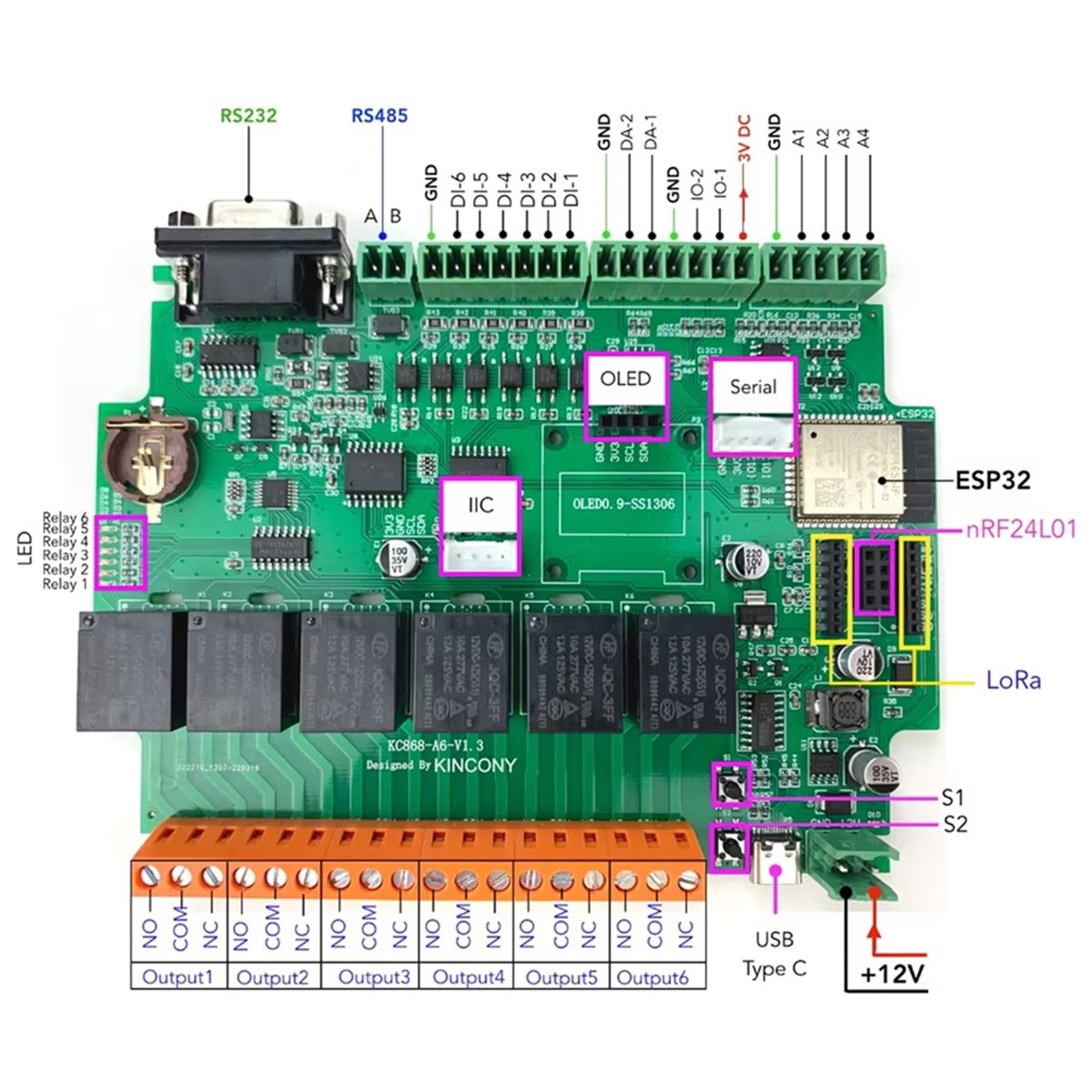 KC868-A6 Development Board MQT - Home Automation Systems Diy review and price